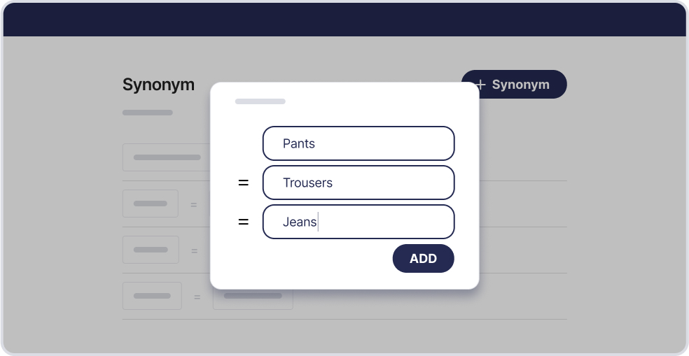 How to create a Synonym